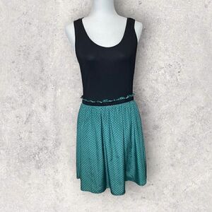 Doe & Rae A-Line Polka-Dot Dress